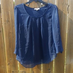 Roz & Ali blue blouse